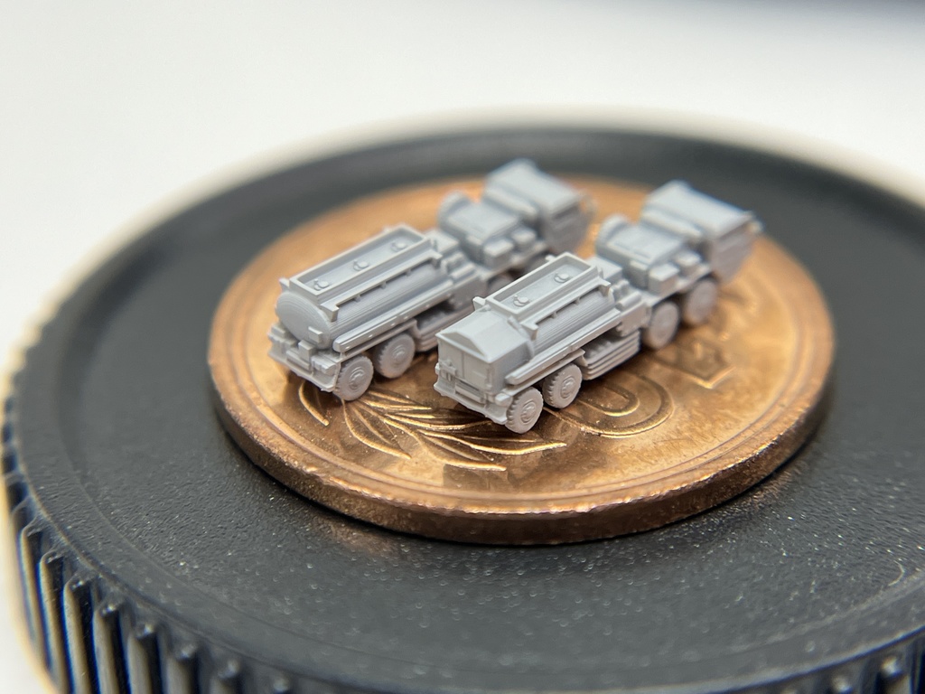 1/700 重装輪タンク車セット(架空車両)