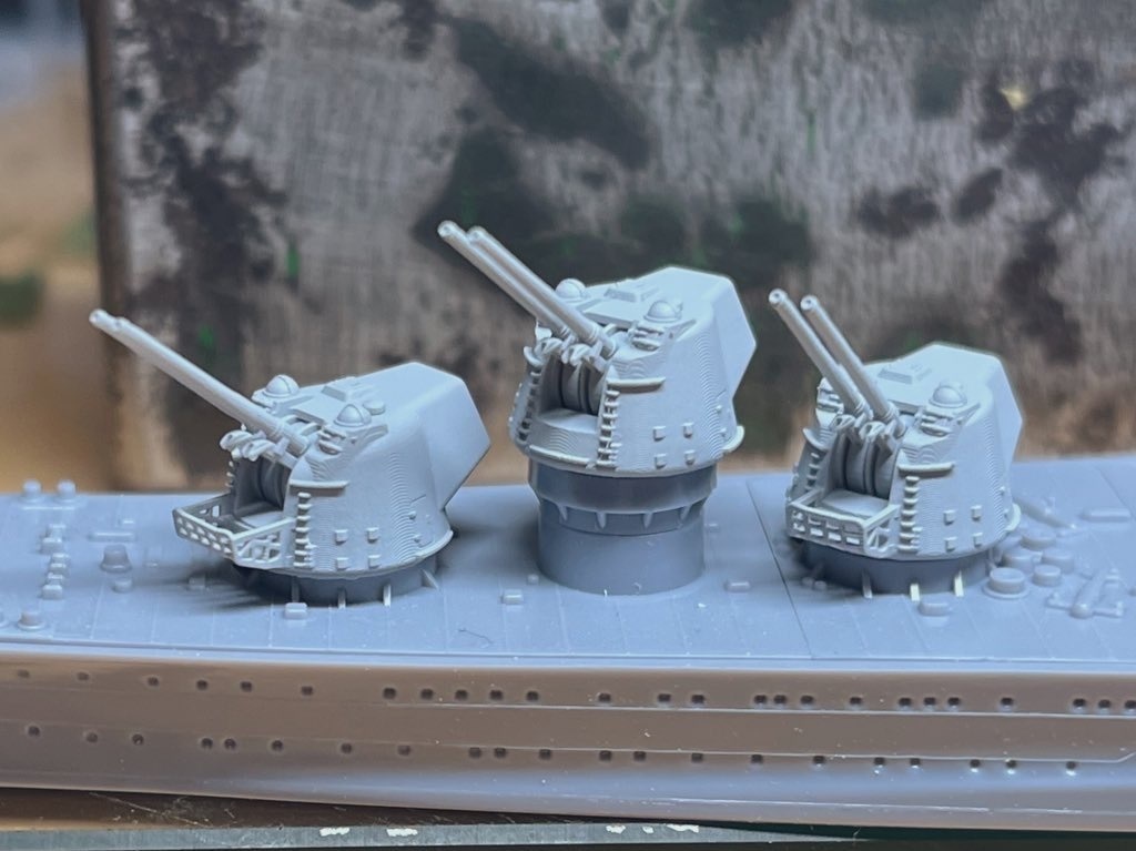 1/700 6inch連装速射砲セット(架空兵装)