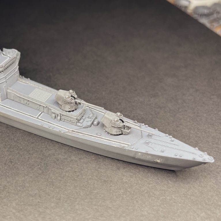 1/700 6inch単装速射砲セット(架空兵装)