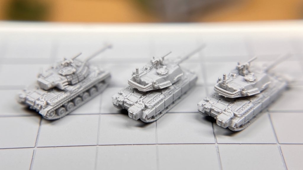 1/700 61式戦車改セット(架空車両)