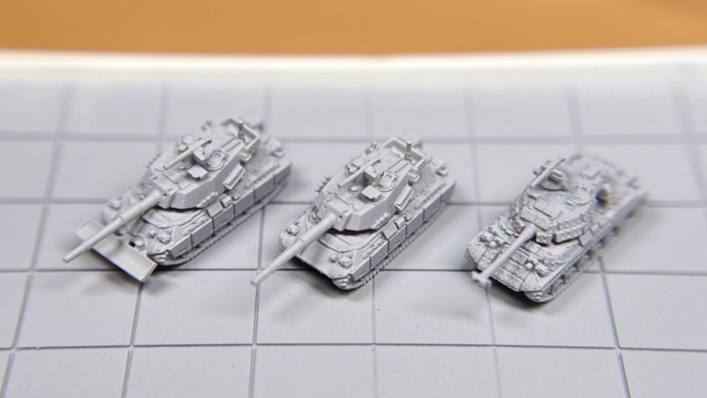 1/700 61式戦車改セット(架空車両)