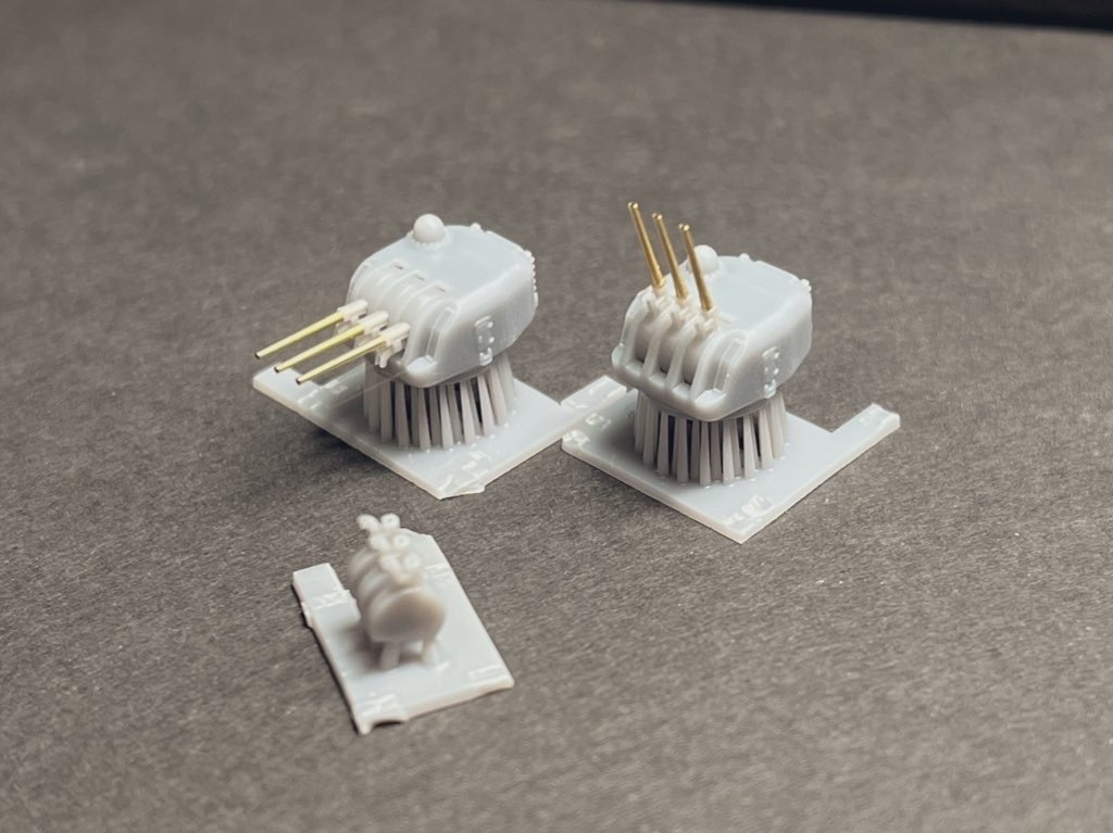 1/700 155㎜防空速射砲セット (架空兵装)