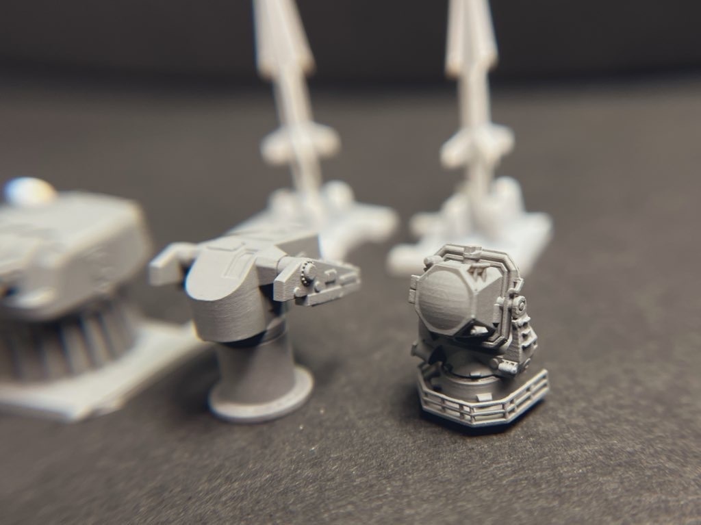 1/700 シーナイキ防空ミサイルセット (架空兵装)