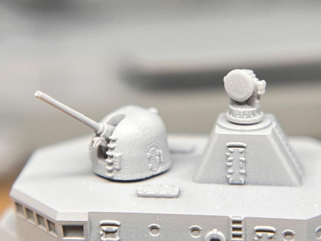 1/700 4inch速射砲セット (架空兵装)