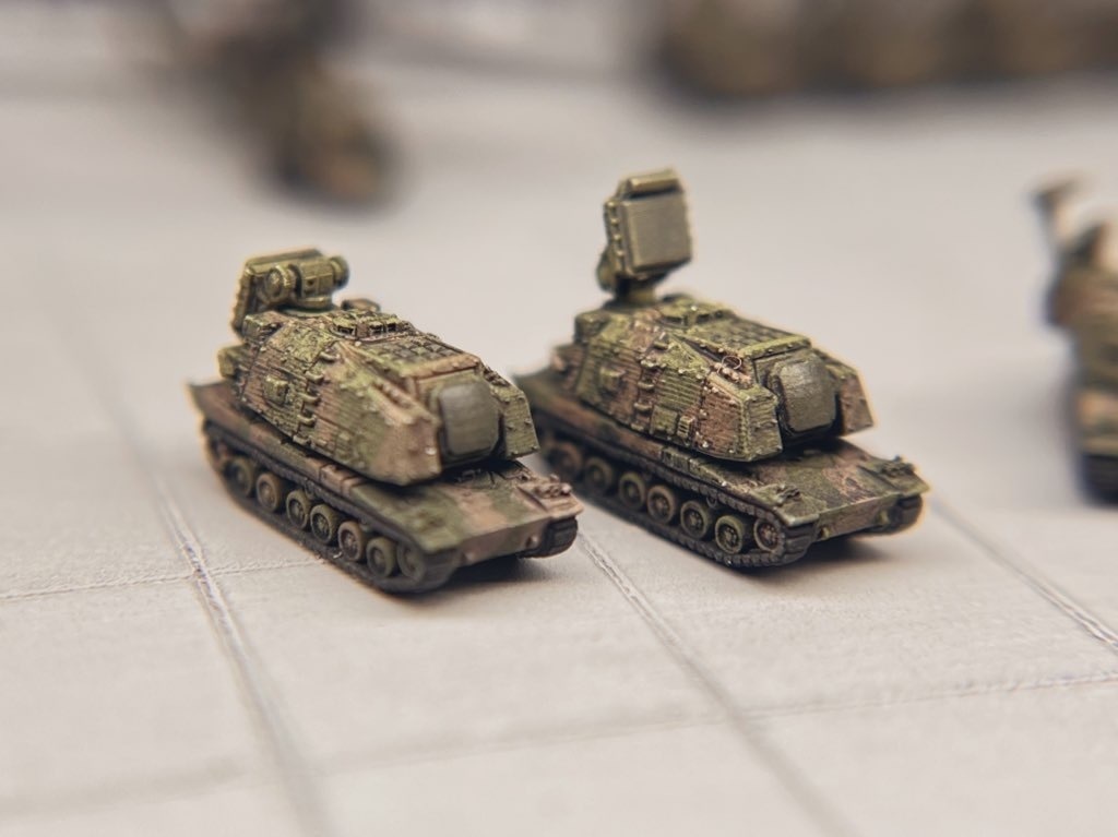 1/700 90式改 対空戦車セット (架空車両)