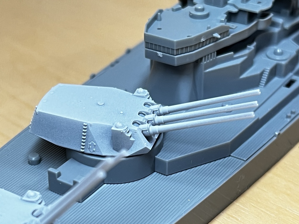 1/700 Mk.65 16inch 3連装速射砲 (架空兵装)