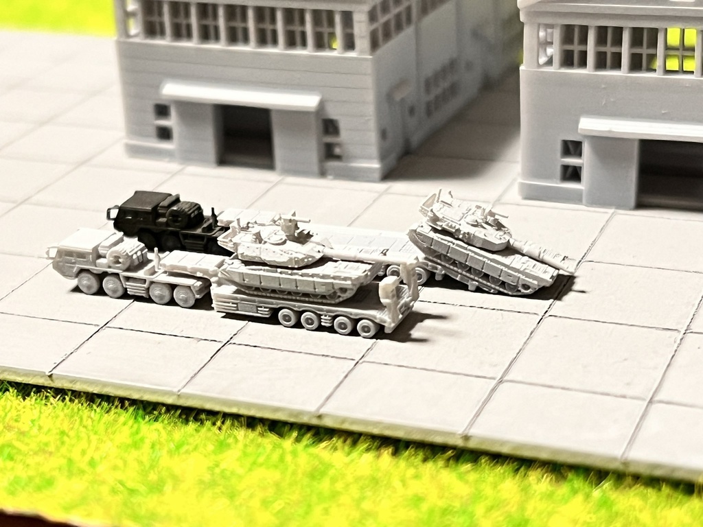 1/700 重装輪セミトレーラーセット(架空車両)