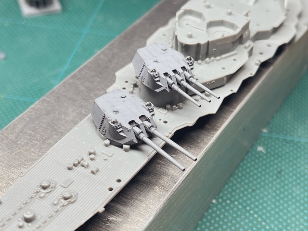 1/700 Mk.62 14inch 3連装速射砲  (架空兵装)