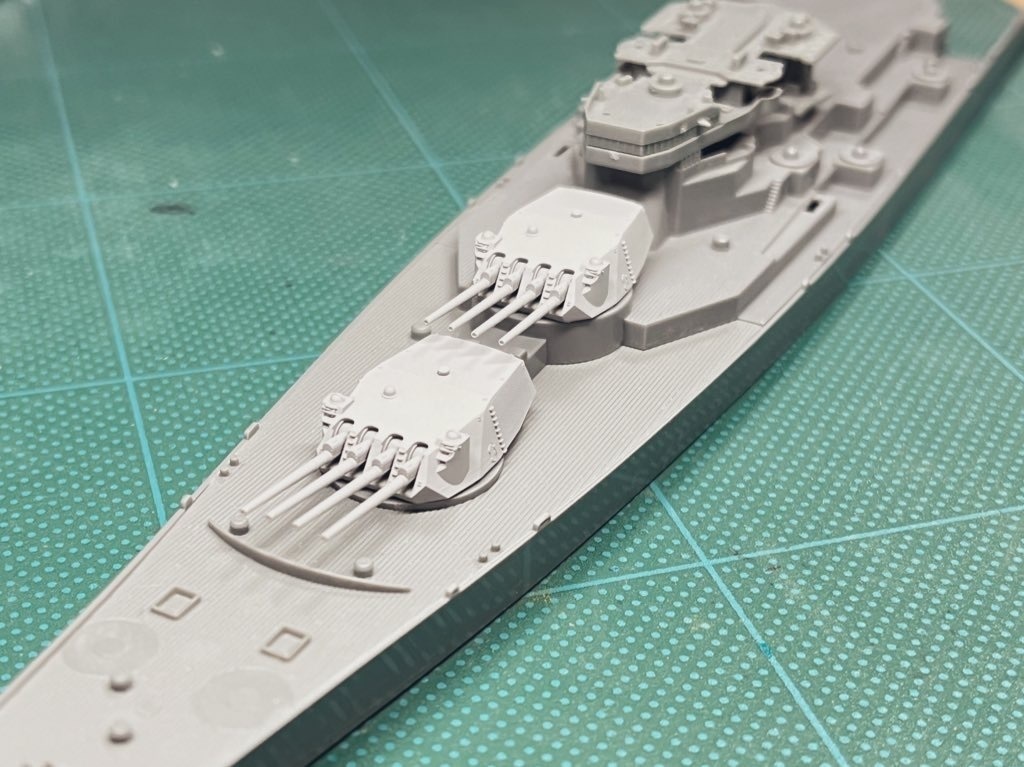 1/700 Mk.67 14inch 4連装速射砲 (架空兵装)