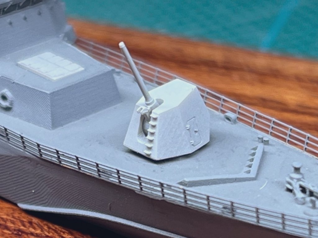 1/700 4inch速射砲(ステルス型)セット (架空兵装)