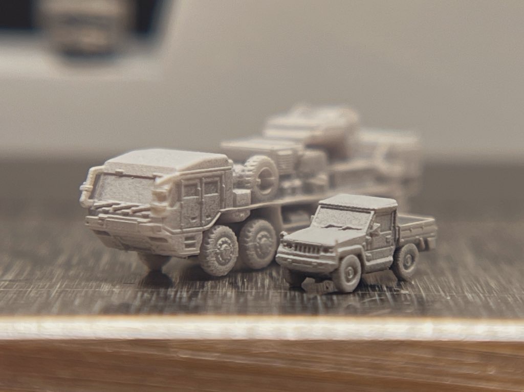 1/700 短距離地対空誘導弾 (重装輪) セット