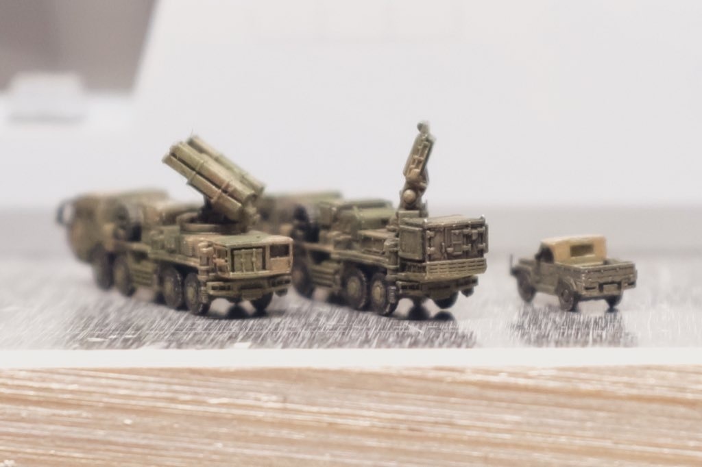 1/700 短距離地対空誘導弾 (重装輪) セット