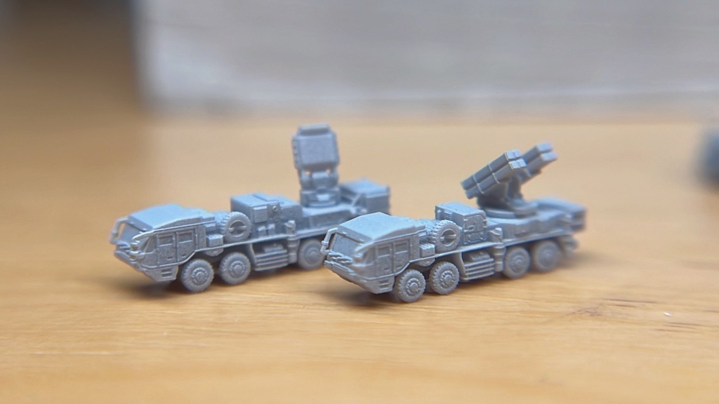 1/700 短距離地対空誘導弾 (重装輪) セット