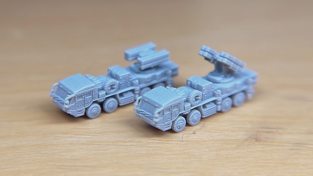 1/700 短距離地対空誘導弾 (重装輪) セット