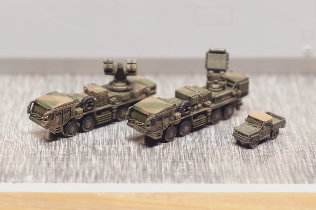 1/700 短距離地対空誘導弾 (重装輪) セット