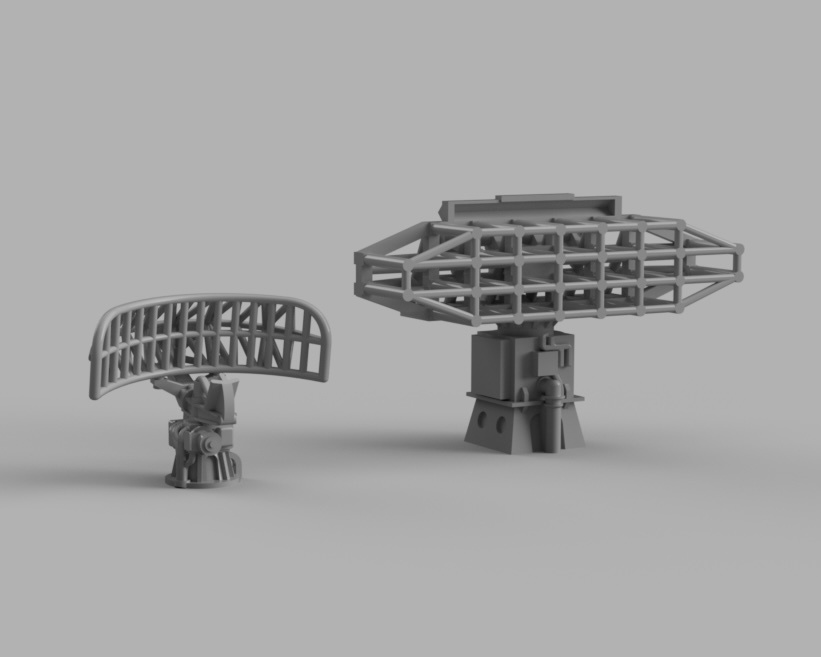 1/700 OPS-11 , OPS-16 レーダーセット