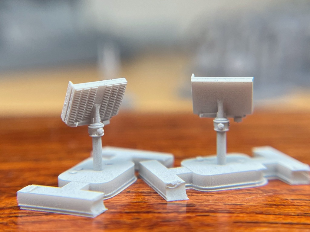 1/700 AN/SPS-52 , AN/SPG-51 レーダーセット