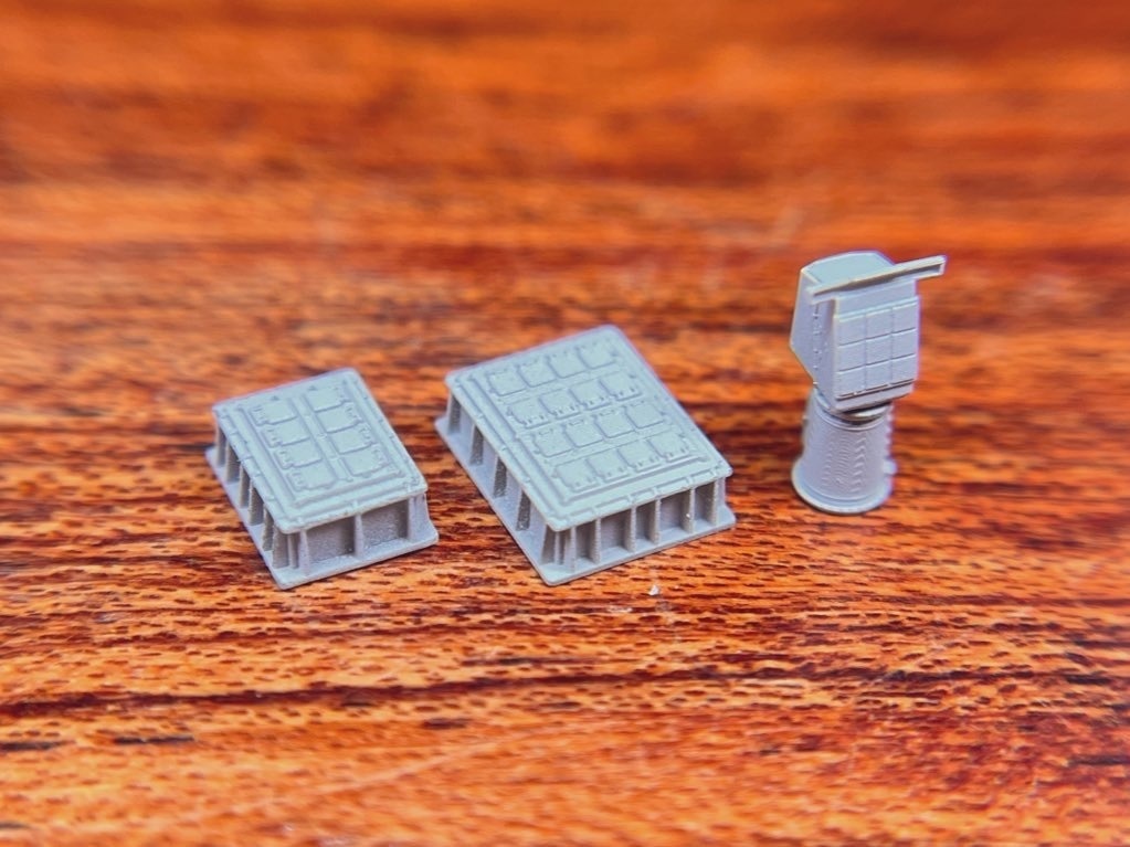 1/700 Mk41 VLS半 (8、16セル半埋込タイプ) セット