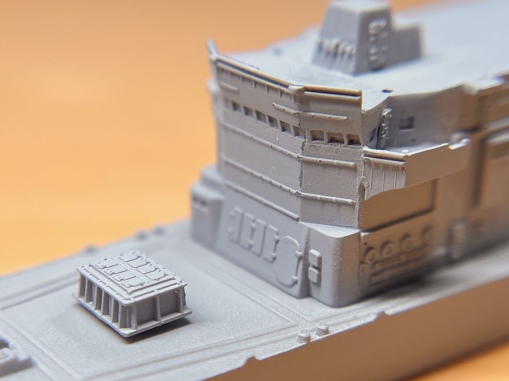 1/700 Mk41 VLS半 (8、16セル半埋込タイプ) セット