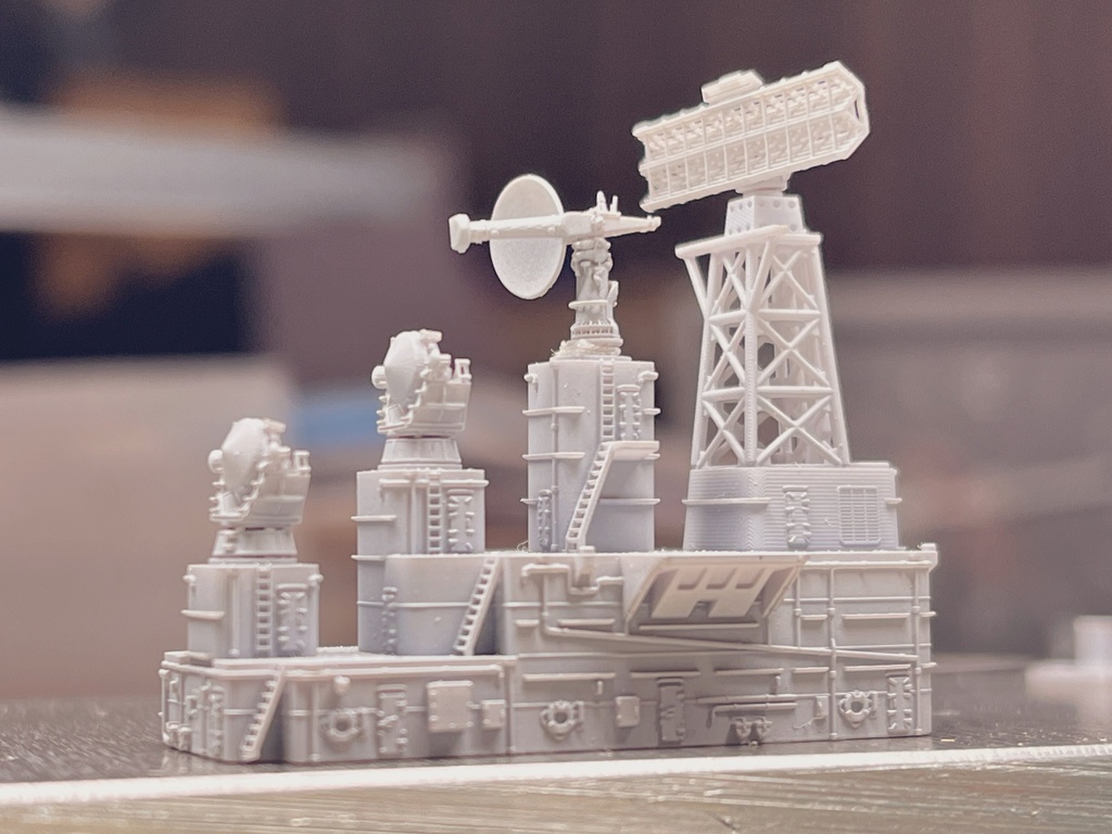 1/700 AN/SPS-43 , AN/SPS-30 レーダーセット