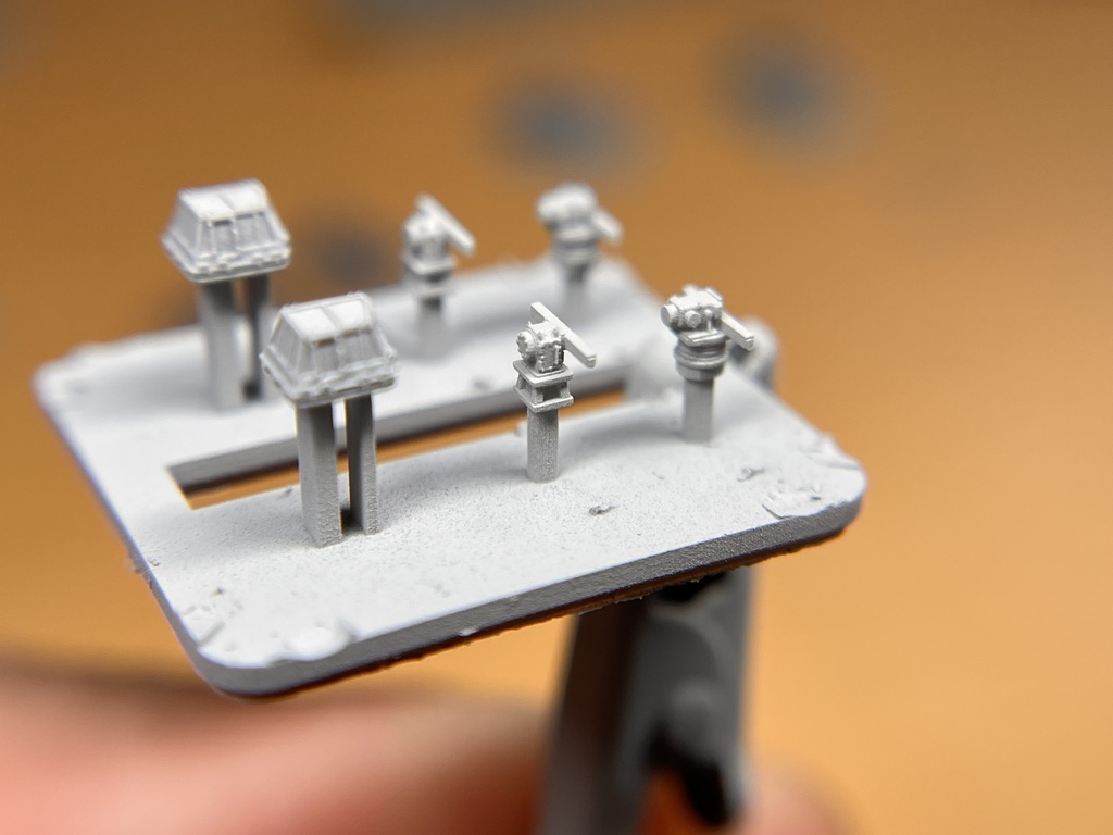 1/700 水平燈、発着艦管制室セット(旧型②)