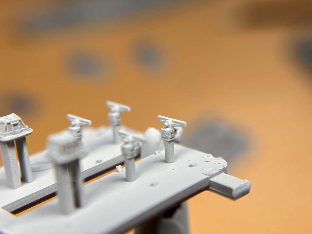 1/700 水平燈、発着艦管制室セット(旧型②)