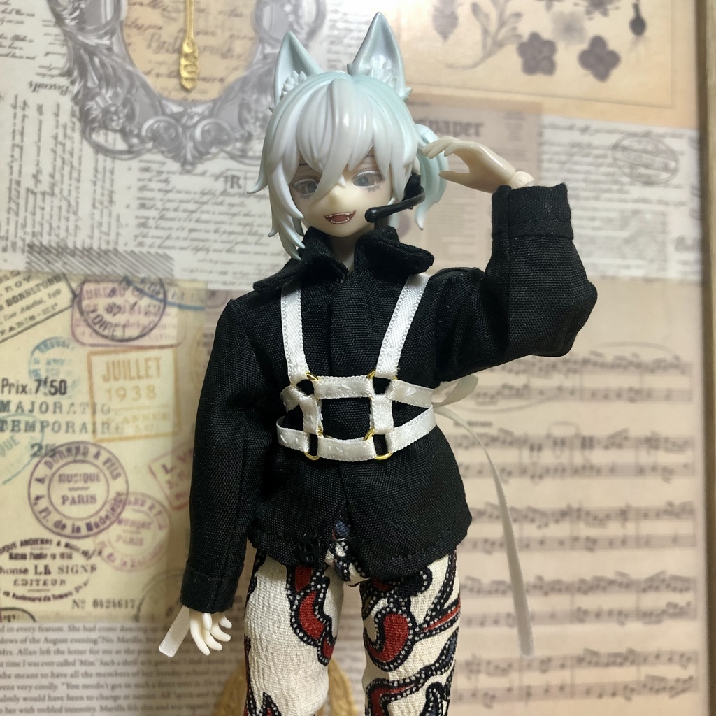 ブラウス＋リボンベルトセット