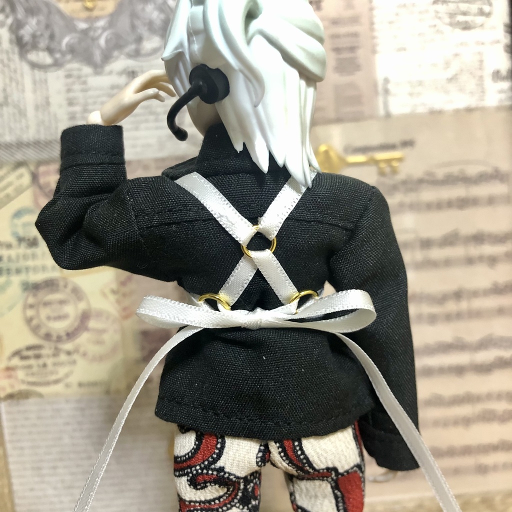 ブラウス+リボンベルトセット