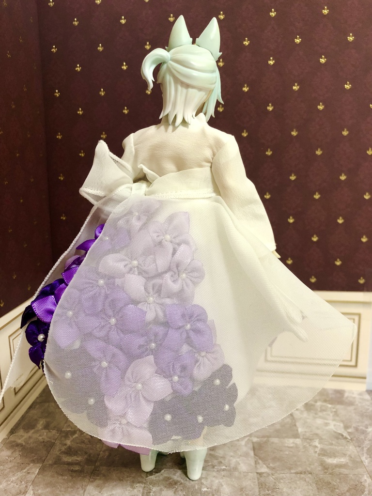 紫陽花ドレス スカートver