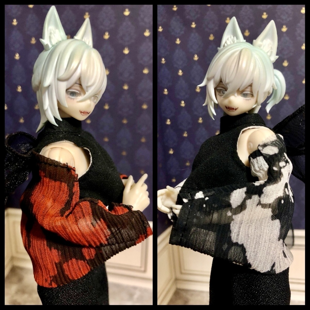 カーディガンセット 黒ver
