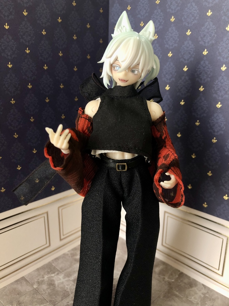 カーディガンセット 黒ver