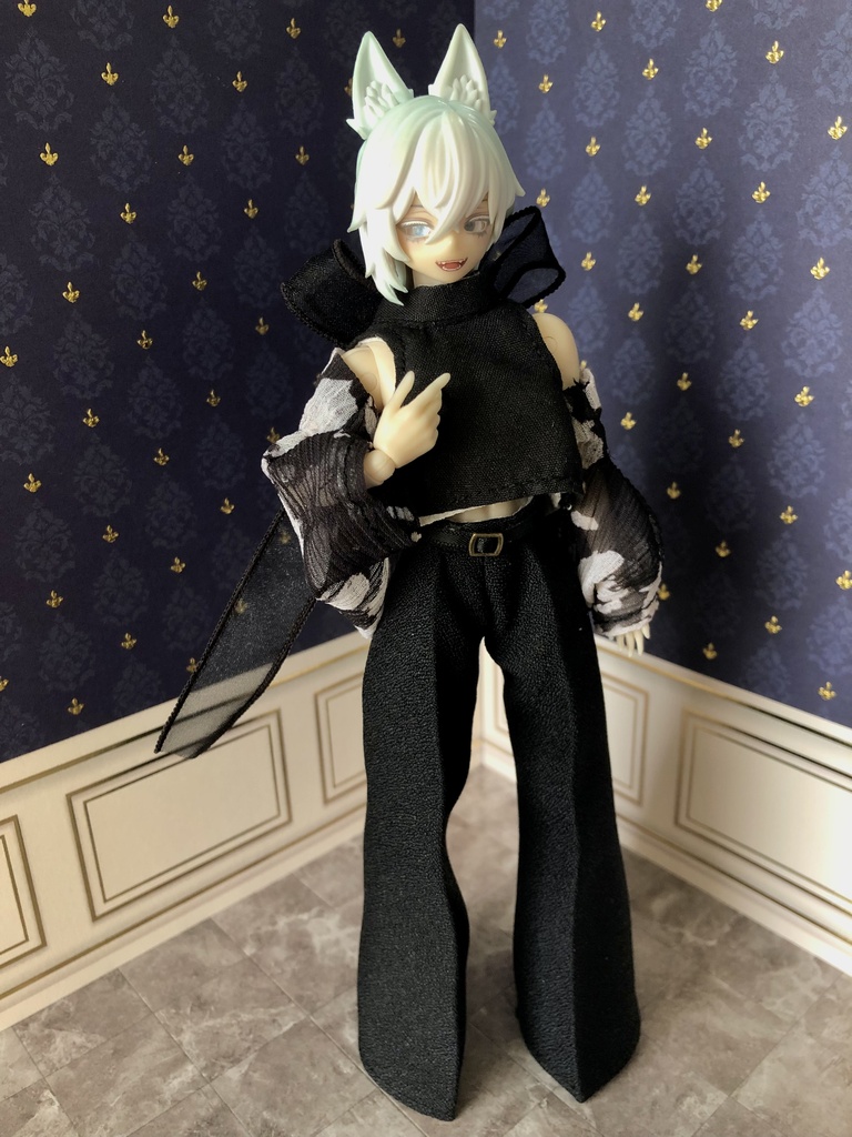 カーディガンセット 黒ver