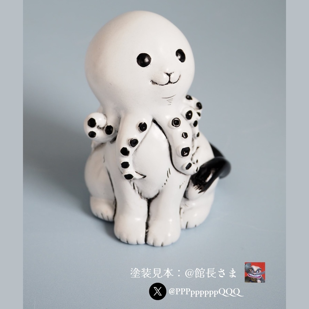 多幸を呼ぶ「たこにゃん」(ガレージキット 未塗装品)