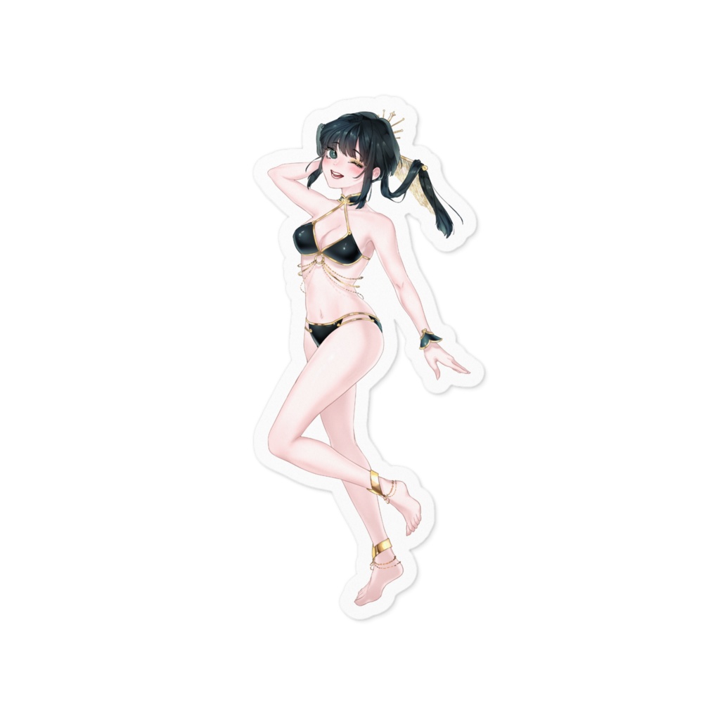 夏の美世ちゃんステッカー