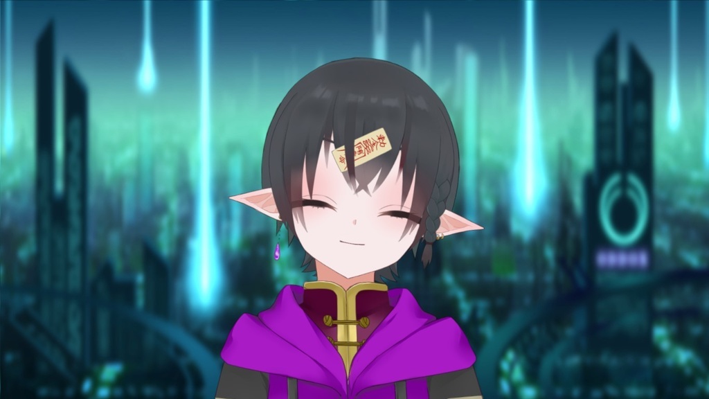 【FaceRig対応/モデリング済】キョンシー