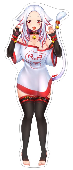 全身特大ステッカー【あわ家】あわch/夏芽みのり/桐島