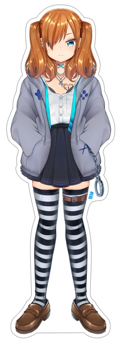 全身特大ステッカー【あわ家】あわch/夏芽みのり/桐島