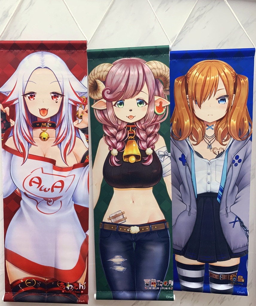 B3ハーフ布タペストリー【あわ家】あわch/夏芽みのり/桐島