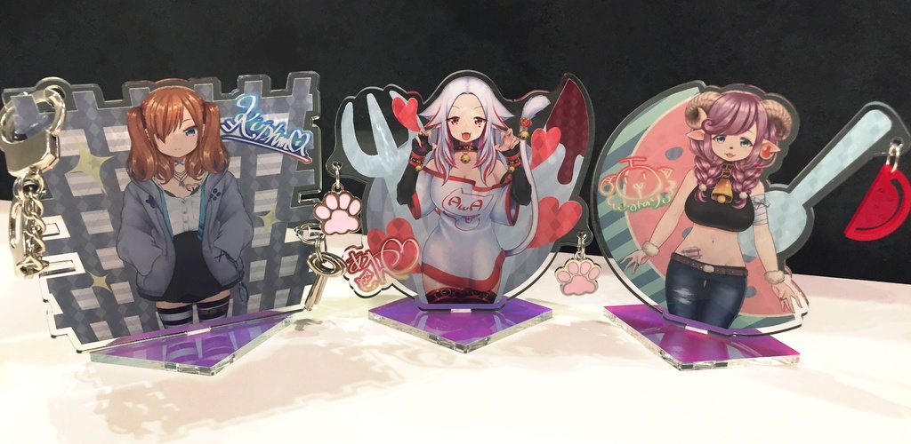 アクリルスタンド【あわ家】あわch/夏芽みのり/桐島