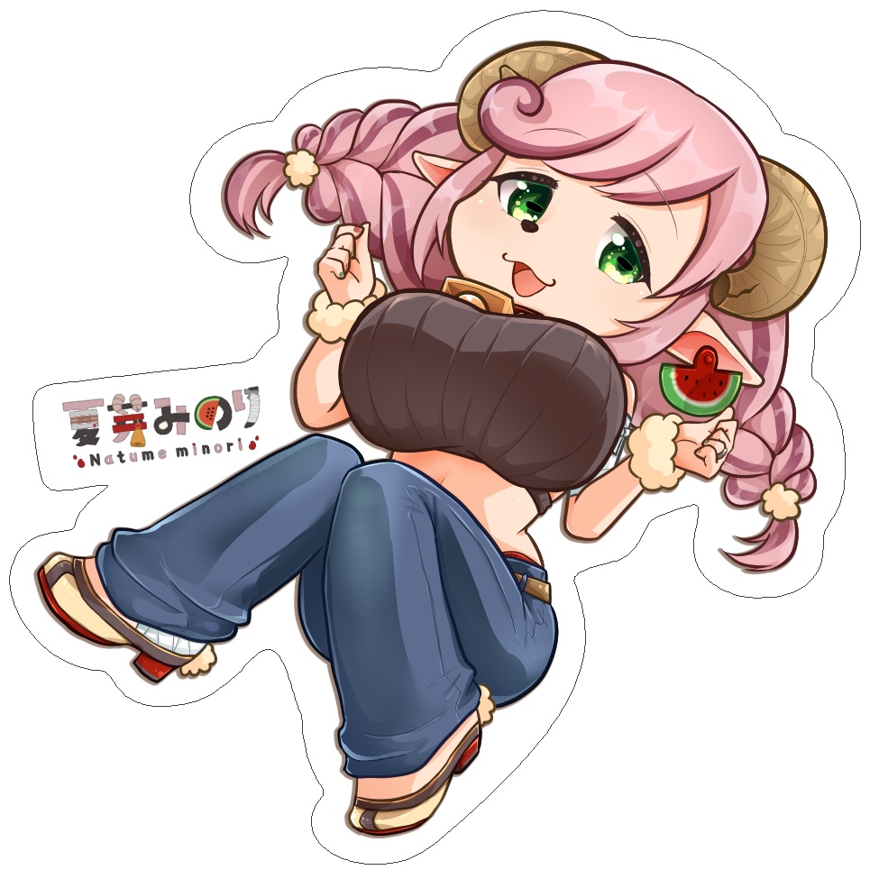 ぴょんぴょん特殊ステッカー3枚セット【あわ家】あわch/夏芽みのり/桐島