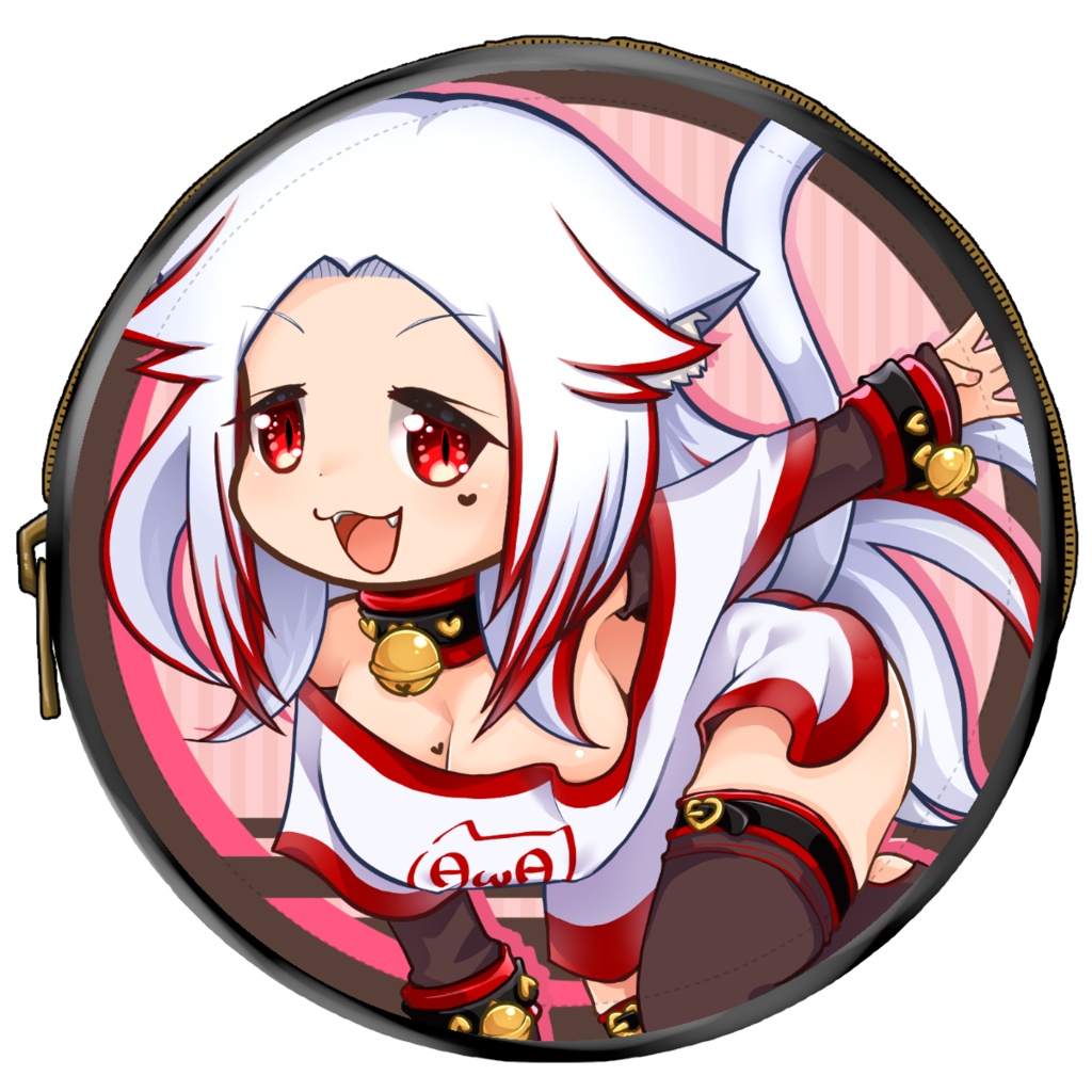 ぴょんぴょん合皮コインケース【あわ家】あわch/夏芽みのり/桐島