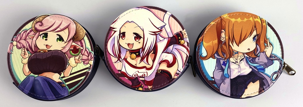 ぴょんぴょん合皮コインケース【あわ家】あわch/夏芽みのり/桐島