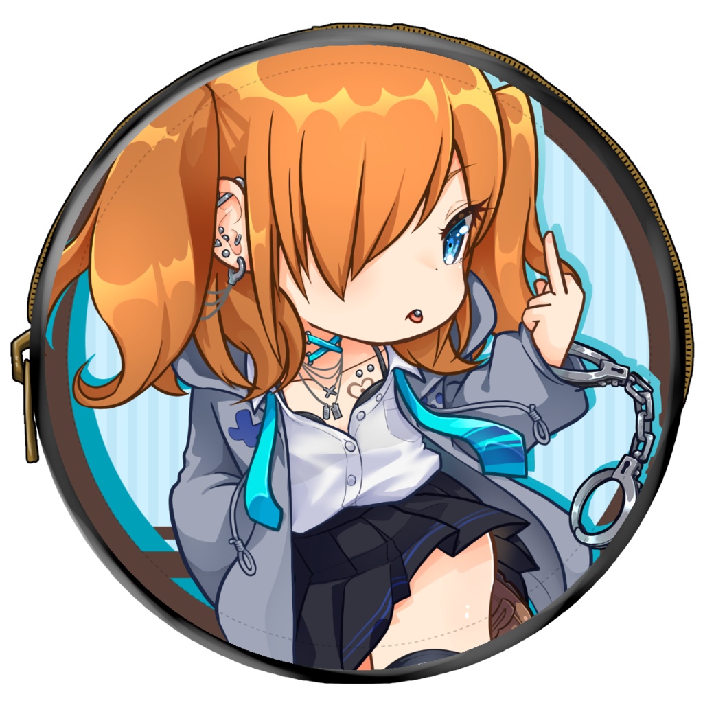 ぴょんぴょん合皮コインケース【あわ家】あわch/夏芽みのり/桐島