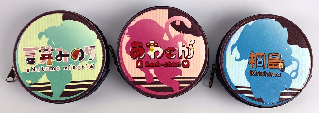 ぴょんぴょん合皮コインケース【あわ家】あわch/夏芽みのり/桐島