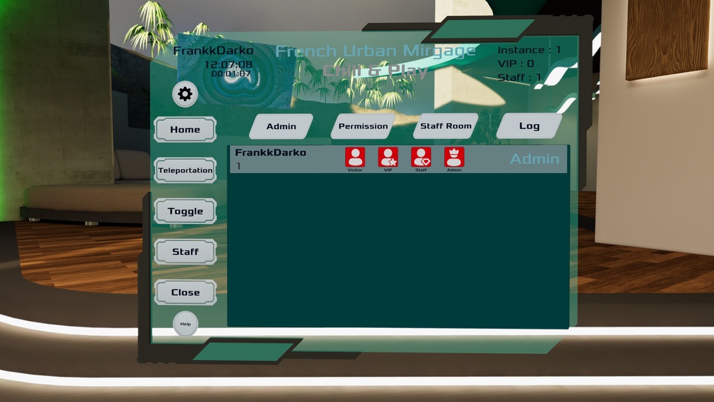 Tablet System — Admin & User | The all-in-one moderation tablet for your VRChat world