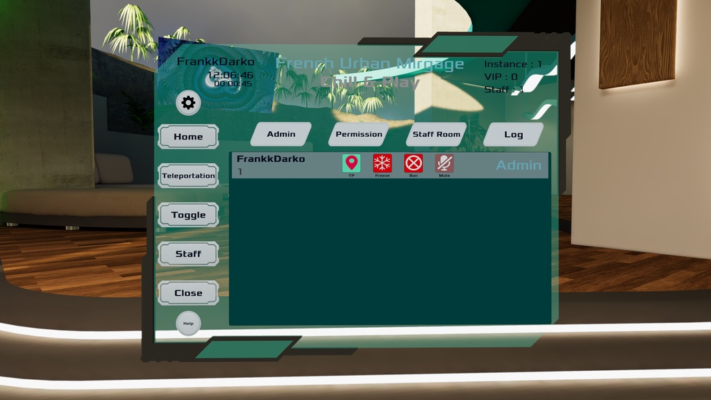 Tablet System — Admin & User | The all-in-one moderation tablet for your VRChat world