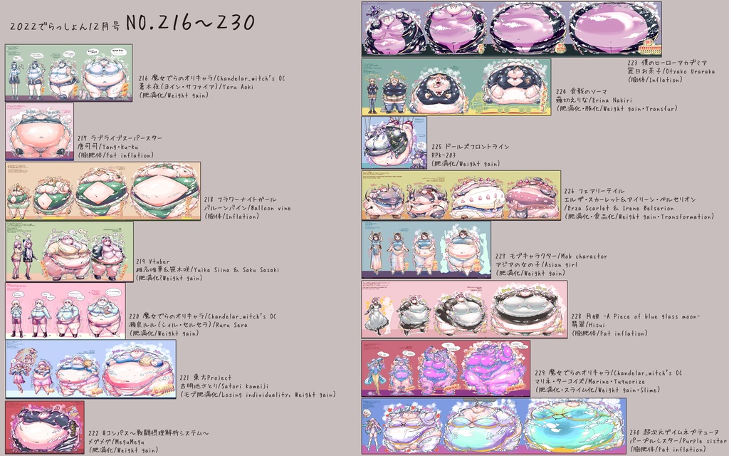 2022でらっしょん12月号 No.216~230