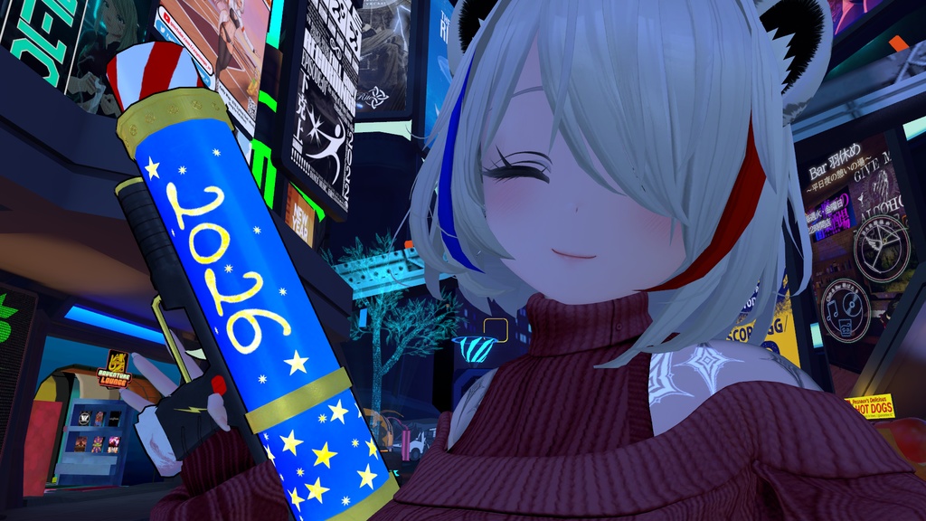 (MA/VRCFury) Firework gun! New year props 2026! Sparklers!