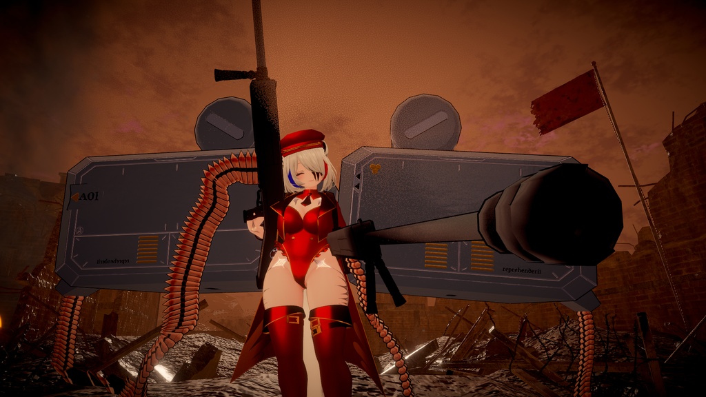 Duel Heavy Weapons (VRCFury/MA)