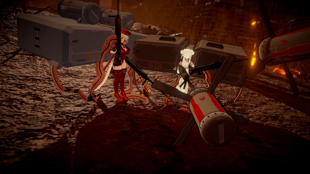 Duel Heavy Weapons (VRCFury/MA)